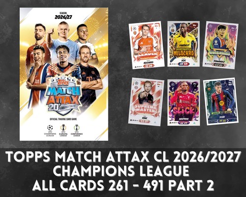Topps match attax - attax, champions
