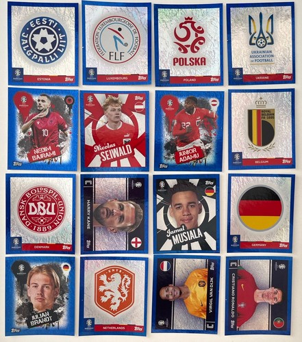 Adesivo topps uefa euro - euro,